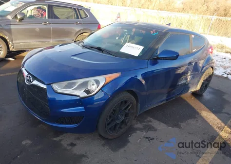 2016 Hyundai Veloster z USA, uszkodzony, nr VIN KMHTC6ADXGU289234